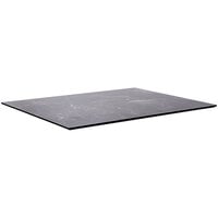 BFM Seating Tribeca Rectangular Pietro Composite Laminate Outdoor Table Top with Knife Edge for BFM Table Bases