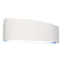 PestWest Mantis Sirius 125-000373 Wall-Mounted White Dual Voltage Insect Light Trap - 28W, 110V