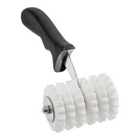 Choice 3 1/2" Wide Dough Docker with Pointed Wheels and Plastic Handle