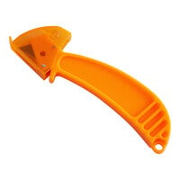 CrewSafe Lizard 6" Orange Safety Utility Knife / Box Cutter LZ-S - 6/Pack