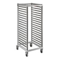 Cambro UGNPR21F36480 Camshelving® GN 2/1 Full Size 36 Pan Trolley Rack with Casters - Unassembled