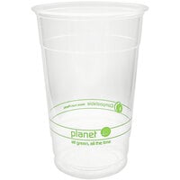 Stalk Market Planet+ PLA-20 20 oz. PLA Plastic Compostable Cold Cup - 1000/Case