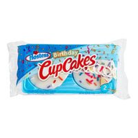 Hostess Single Serve Birthday CupCakes with Rainbow Sprinkles 2-Count 3.27 oz. - 36/Case
