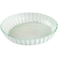 Rosseto Kalderon Stelo 11" Round Shallow White Glass Bowl - 2/Set