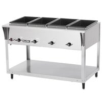 Vollrath 38214 ServeWell® SL Electric Four Pan Hot Food Table 120V - Sealed Well