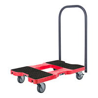 Snap-Loc E-Track General Purpose 1200 lb. Red Push Cart Dolly SL1200P4TR