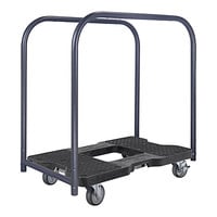 Snap-Loc E-Track General Purpose 1200 lb. Black Panel Cart Dolly SL1200PC4TB