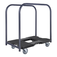 Snap-Loc E-Track Industrial Strength 1500 lb. Black Panel Cart Dolly SL1500PC4B