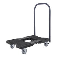 Snap-Loc E-Track Industrial Strength 1500 lb. Black Push Cart Dolly SL1500P4B