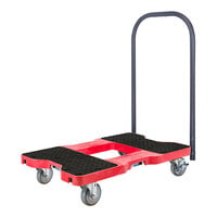 Snap-Loc E-Track Industrial Strength 1500 lb. Red Push Cart Dolly SL1500P4R