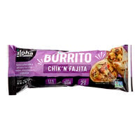 Alpha Foods Plant-Based Chik'n Fajita Burrito 5 oz. - 12/Case