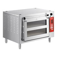 Avantco DPO-18-DSM Double Deck Countertop Pizza / Bakery Oven with Digital Controls - 3200W, 240V