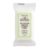 JR Watkins 1 oz. Aloe and Green Tea Face and Body Bar Soap - 288/Case