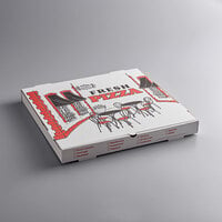 Choice 20" x 20" x 2" White Corrugated Pizza Box Bulk Pack - 25/Bundle