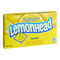 Lemonhead Original Lemon Candy 5 oz. Box - 12/Case