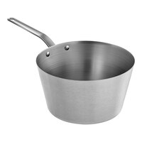 Vollrath 4.5 Qt. Stainless Steel Tapered Sauce Pan with Plated Handle 781145