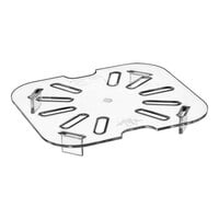 Choice 1/6 Size Clear Polycarbonate Drain Tray