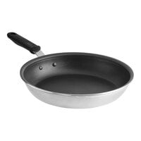 Vollrath Wear-Ever 12" Aluminum Non-Stick Fry Pan with CeramiGuard II Coating and Black Silicone Handle 672412