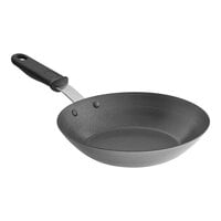 Vollrath 9 3/8" Carbon Steel Non-Stick Fry Pan with SteelCoat x3 Coating and Black Silicone Handle 5923938