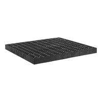 SPC Retail BM360336 Benchmaster 36" x 36" Black Plastic Grid Top Platform Panel