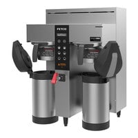 Fetco CBS-1232 Plus Series Twin Automatic Digital Coffee Brewer With Metal Brew Basket - 208/240V, 4600W