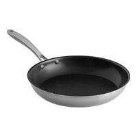 Vigor SS3 Series 12" Tri-Ply Stainless Steel Non-Stick Fry Pan with Excalibur Coating