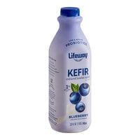Lifeway Low-Fat Blueberry Kefir 32 fl. oz. - 6/Case