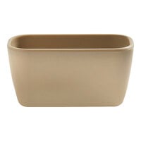 American Metalcraft Blend Collection 4 oz. Coffee Melamine Rectangle Bowl