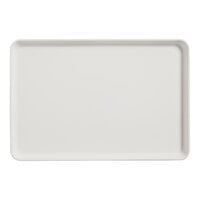 American Metalcraft Blend Collection 12 1/4" x 8 1/4" Cream Melamine Rectangle Plate