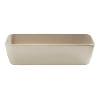 American Metalcraft Blend Collection 20 oz. Biscuit Melamine Rectangle Bowl