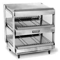 Nemco 6480-24 24" Slanted Double Shelf Merchandiser - 120V