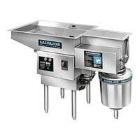 Salvajor 300 PSM ScrapMaster Food Scrapper / Waste Disposing System with Pot and Pan Basin - 208-230V, 3 Phase, 3 hp