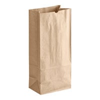 Choice 10 lb. Natural Kraft Paper Bag - 500/Case