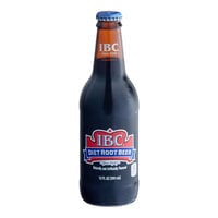 IBC Diet Root Beer Soda 12 fl. oz. Glass Bottle - 24/Case