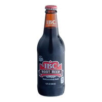 IBC Root Beer Soda 12 fl. oz. Glass Bottle - 24/Case