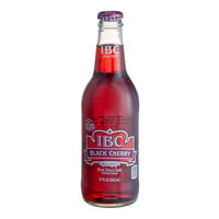 IBC Black Cherry Soda 12 fl. oz. Glass Bottle - 24/Case
