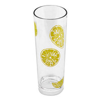 GET Cheers 14 oz. Key Lime SAN Plastic Tom Collins Glass - 24/Case