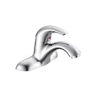 Delta Faucet 22C101 Single Lever Deck Mount Lavatory Faucet with 1.5 GPM Aerator, Ceramic Cartridge, and 4" Centers