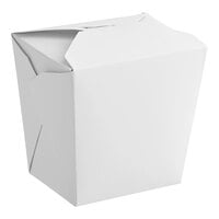Emperor's Select 32 oz. White Microwavable Paper Take-Out Container - 450/Case
