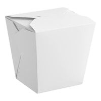 Emperor's Select 26 oz. White Microwavable Paper Take-Out Container - 450/Case