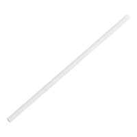 Aardvark 5 3/4" White Unwrapped Paper Stirrer / Sip Straw - 12800/Case