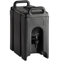 Cambro 250LCD110 Camtainers 2.5 Gallon Black Insulated Beverage Dispenser