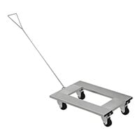 Vestil 21" x 30" Aluminum Channel Dolly with Pull Hook with 900 lb. Capacity ACP-2130-9-HDL