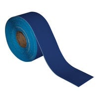 Superior Mark 4" x 100' Blue Customizable Safety Floor Tape