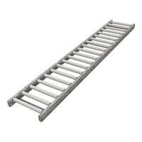 Omni Metalcraft Corp. 18" x 10' Gravity Conveyor with 1 7/8" Galvanized Steel Rollers and 6" Centers GPHS1.9X16-18-6-10 - 1200 lb. Capacity