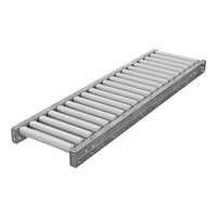 Omni Metalcraft Corp. 14" x 5' Gravity Conveyor with 1 7/8" Galvanized Steel Rollers and 3" Centers GPHS1.9X16-14-3-5 - 3300 lb. Capacity
