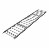 Omni Metalcraft Corp. 22" x 10' Gravity Conveyor with 1 3/8" Galvanized Steel Rollers and 6" Centers RSHS1.4-24-6-10 - 1350 lb. Capacity