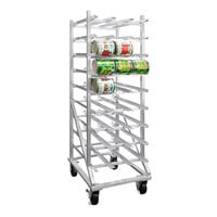 New Age Full Size Mobile Aluminum Can Rack for #10 and #5 Cans 1250CK