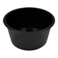 Dalebrook by BauscherHepp 176 oz. Black Melamine Barrel Display Bowl Insert