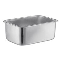 Matfer Bourgeat 6 5/16" x 4 5/16" Stainless Steel Japanese Mini Container 714003